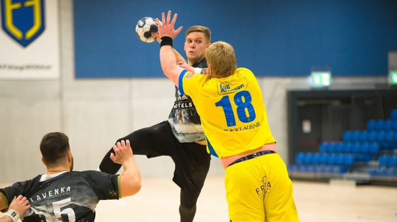 Endijs Kušners. Foto: Fjölnir Handbolti.