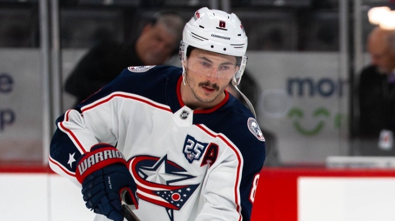 Zaks Verenskis. Foto: Columbus Blue Jackets