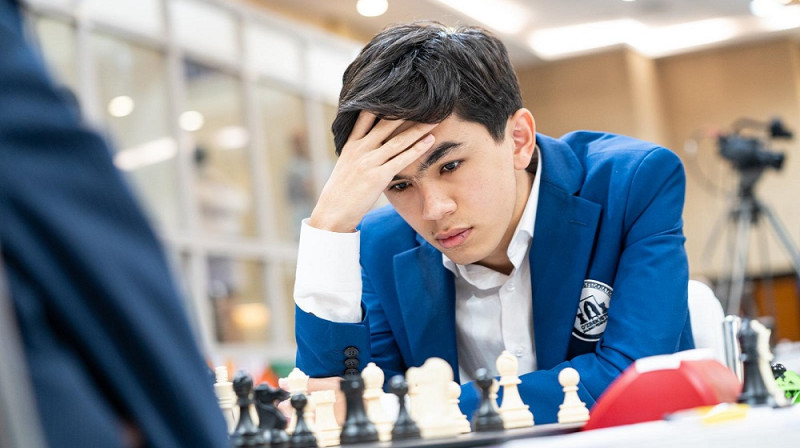 Javohirs Sindarovs. Foto: Chess.com