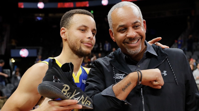 Stefens Karijs un Dels Karijs. Foto: AFP/Scanpix