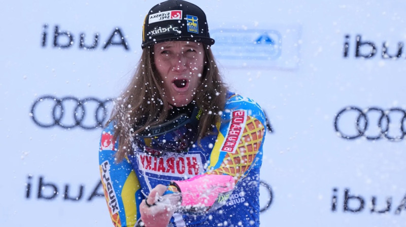 Sāra Hektore. Foto: FIS/ActionPress/ Gabriel Kuchta.