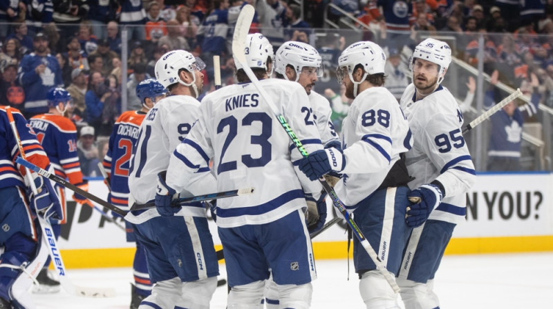 Toronto "Maple Leafs" hokejisti. Foto: AP/Scanpix