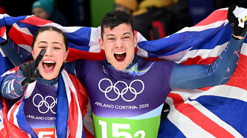 Martina Dukura audzēkņi Tabita Stekere un Mets Vestons. Foto: dpa/Scanpix