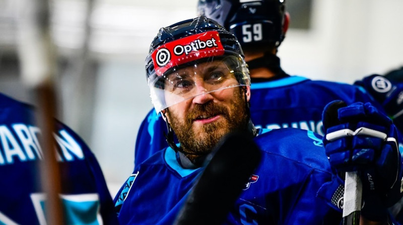 Mārtiņš Karsums Kijivas "Capitals" sastāvā. Foto: HC Kyiv Capitals