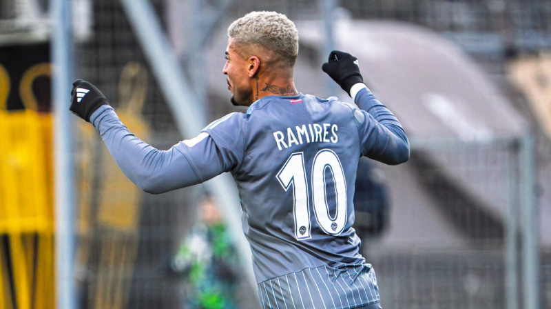 Sneiperis Režinaldu Ramiriss. Foto: Riga FC