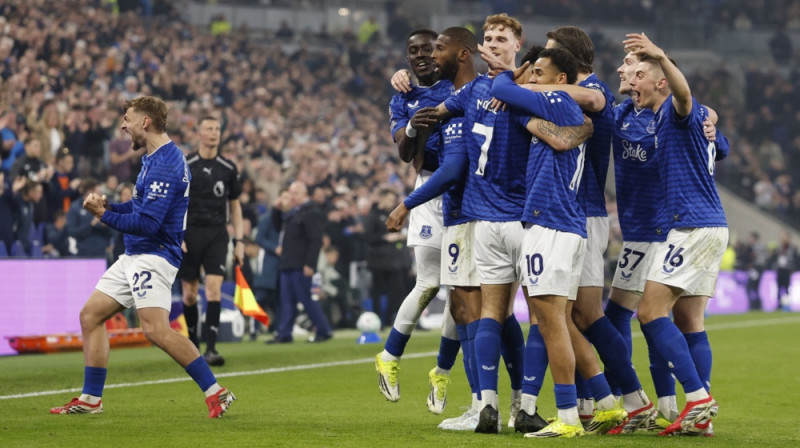 "Everton" futbolisti. Foto: Reuters/Scanpix