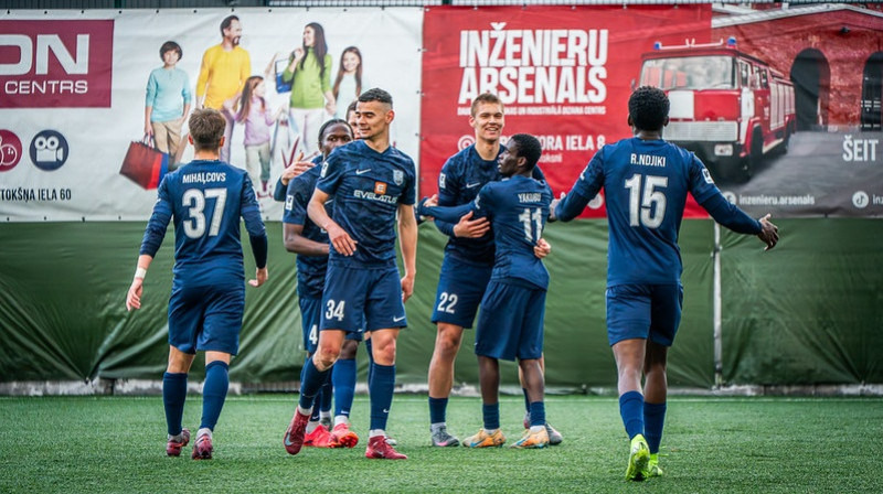 "Daugavpils" futbolisti. Foto: Margarita Vigule/Virslīga Flickr