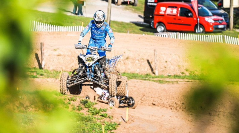 Kārlis Neija. Foto: FIM QuadCross World Championship