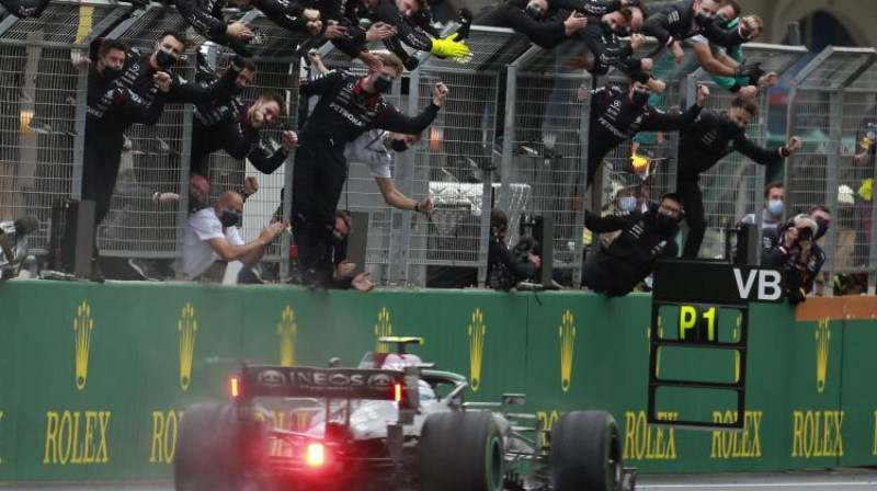 2021. gadā Turcijas GP uzvarēja Valteri Botass. Foto: AP/Scanpix