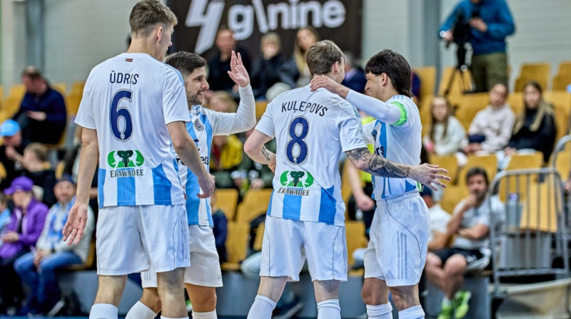 ''Riga'' uzvarā. foto: Riga Futsal Club