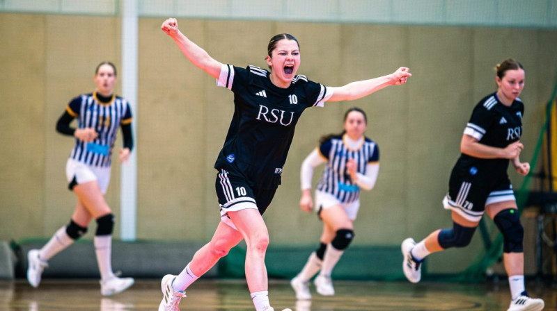 RSU handbolistes. Foto: Joonas Kuuskla/Igaunijas Handbola federācija