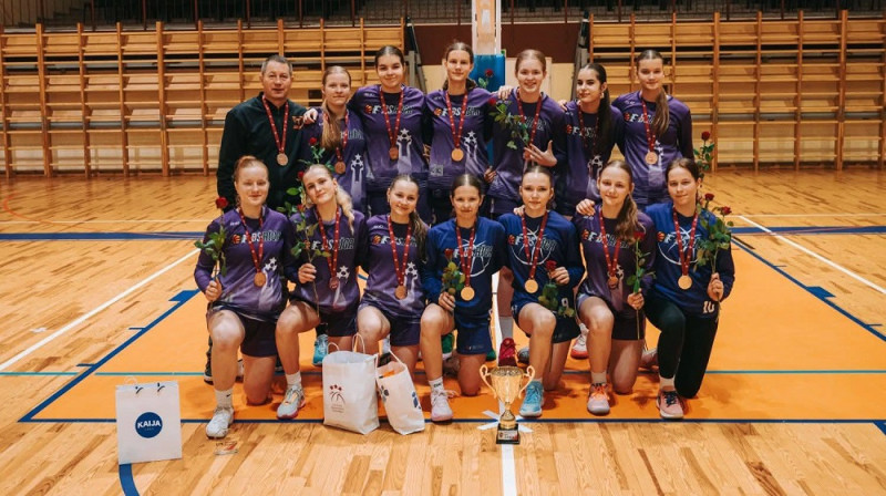 "Rīga/Centrs" U16 meitenes. Foto: BS Rīga Basketball Girls