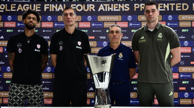No kreisās - Tailers Dorsijs, Jorgis Barcoks, Serdžo Skariolo un Mario Hezonja Foto: IS/Scanpix