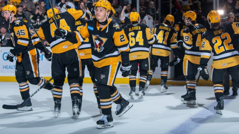 Vilksbāres/Skrantonas ″Penguins″ hokejisti Foto: Wilkes-Barre/Scranton Penguins/Facebook