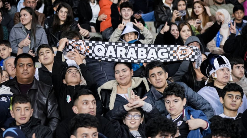 ''Qarabag'' kluba fani. Foto: Qarabag FK