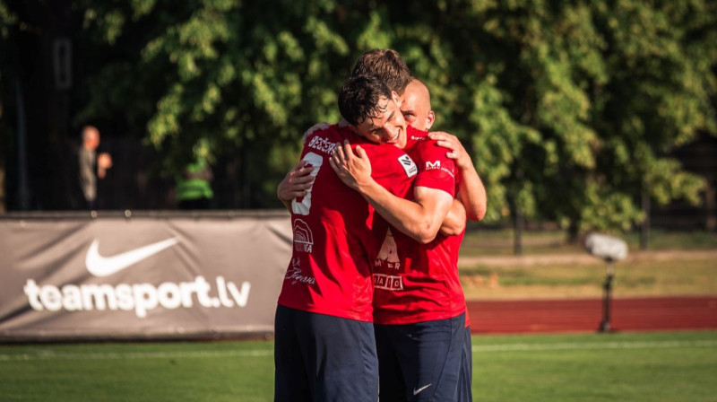 Riharda Bečera vārtu guvums. Foto: Ruslans Antropovs