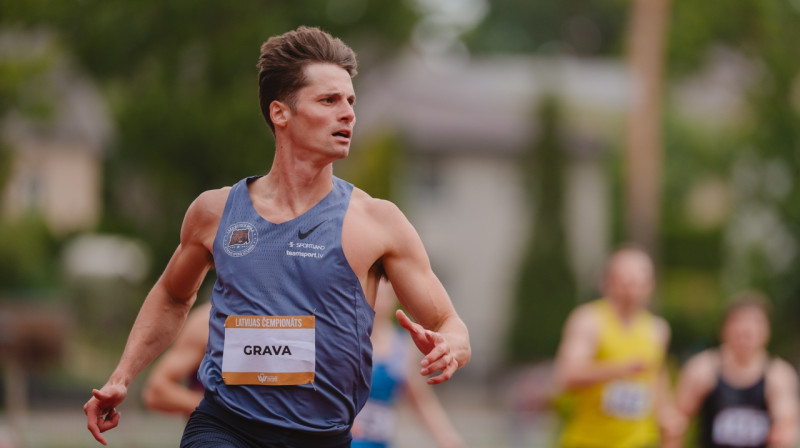 Oskars Grava. Foto: Guntis Bērziņš, Latvijas Vieglatlētikas savienība