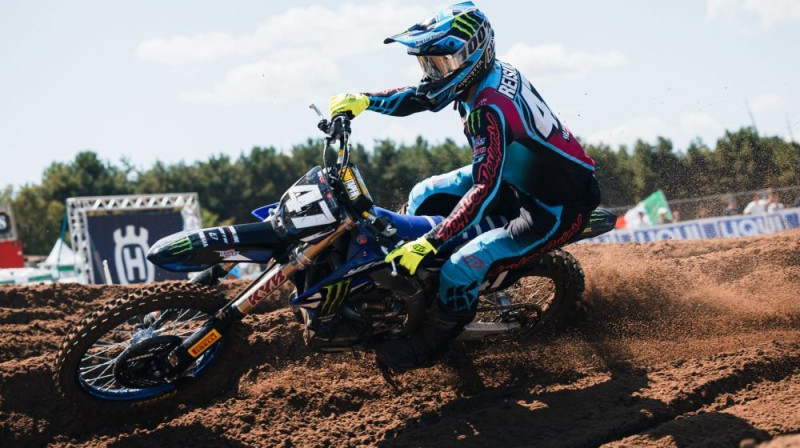Kārlis Alberts Reišulis Foto: Yamaha Factory Racing MX2/Facebook