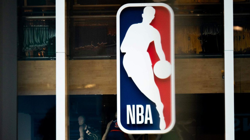 NBA logo. Foto: AFP/Scanpix