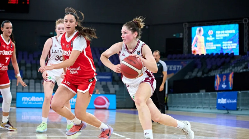 Marta Pētersone 2026. gada 14. augustā. Foto: FIBA
