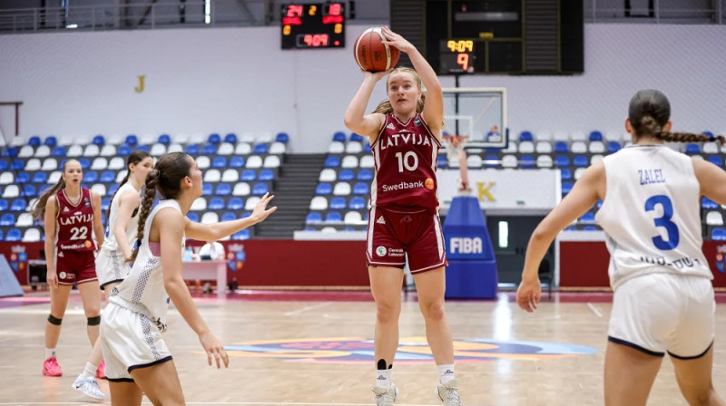 Nadīne Graudiņa 2026. gada 15. augustā. Foto: FIBA