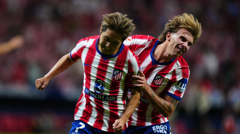 I Kanins Madrides svin pirmo vārtu guvumu Madrides "Atletico" kreklā. Foto: Gokhan Taner/IMAGO/PS Images/Scanpix