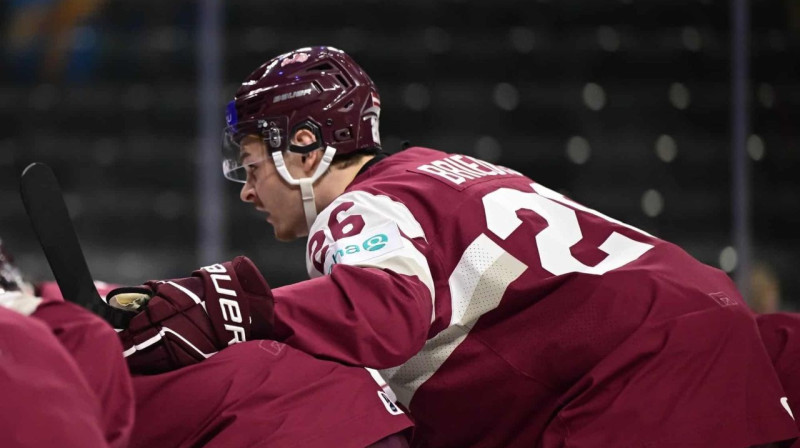Oskars Briedis. Foto: IIHF