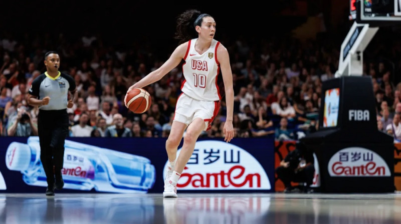 Breana Stjuarte 2026. gada 7. septembrī. Foto: FIBA