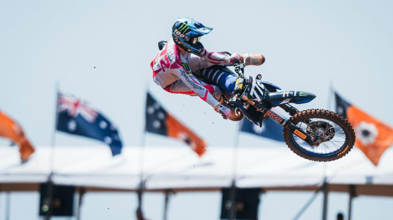 Jānis Mārtiņš Reišulis. Foto: Yamaha Factory Racing MX2
