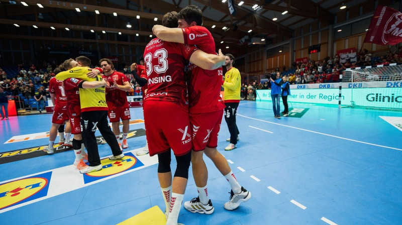 Melzungenes handbolisti. Foto: Kohlhausen/MT Melsungen