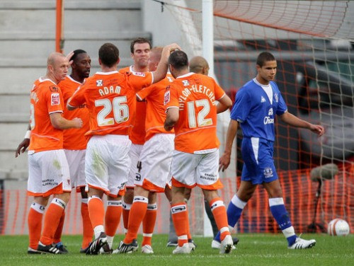 "Blackpool" pārbaudes spēlē pārspēj "Everton"