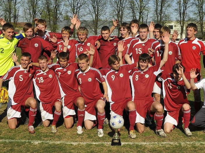 Latvijas U-19 spēlēs ar Baltkrievijas vienaudžiem