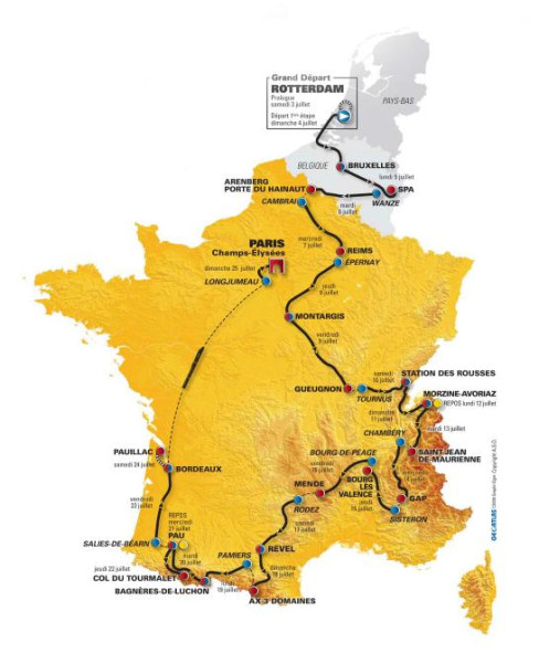 "Le Tour de France 2010" solās būt saspringts