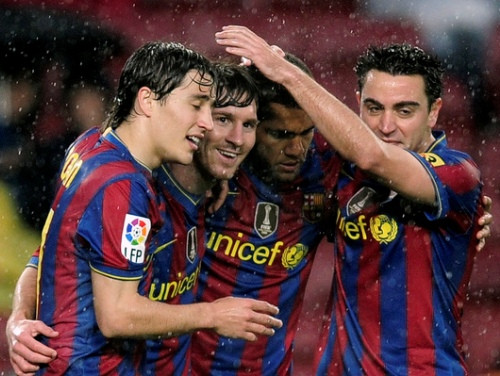 "Barcelona" uzvar un saglabā pārsvaru