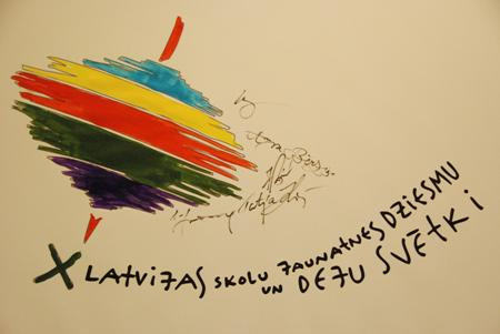 Par satiksmi Latvijas skolu jaunatnes dziesmu un deju svētku laikā
