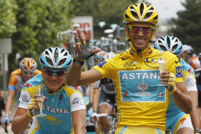 Kontadors jau trešo reizi triumfē "Tour de France"
