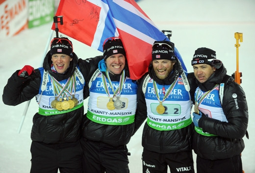 Aizraujošā stafetē triumfē Norvēģija, Latvijai 14. vieta