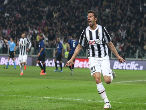 Del Pjēro gūst vārtus, Itālijas derbijā ''Juventus'' pelnīti pieveic ''Inter''