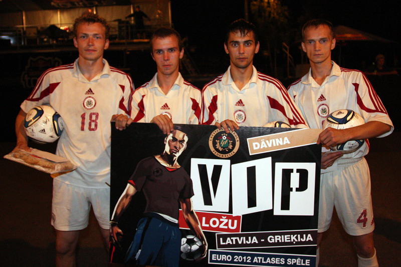 Latvijas Futbola federācijas īpašā balva "Ghetto Football" čempioniem