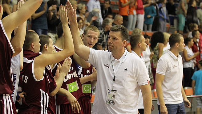 Eiropas U18 čempionāts Liepājā: Latvija pret Krieviju