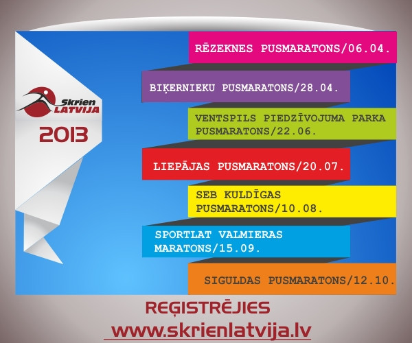 „Skrien Latvija 2013” sezona ir klāt