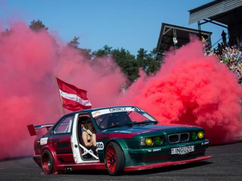 Grandiozais "Drift Allstars" posmā Rīgā noslēdzies ar somu uzvaru