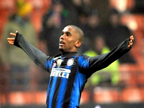 Eto'o "Chelsea" un "Inter" redzeslokā