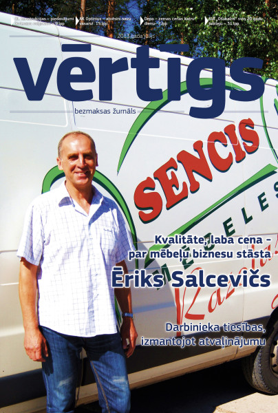 Mēbeļu ražotnei „Sencis” jau 15 gadi!