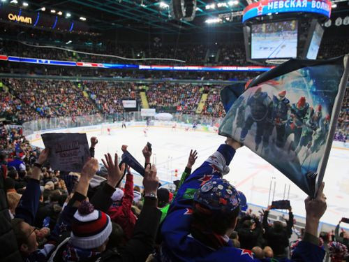 KHL soda SKA par līdzjutēju provokatīvu uzvedību