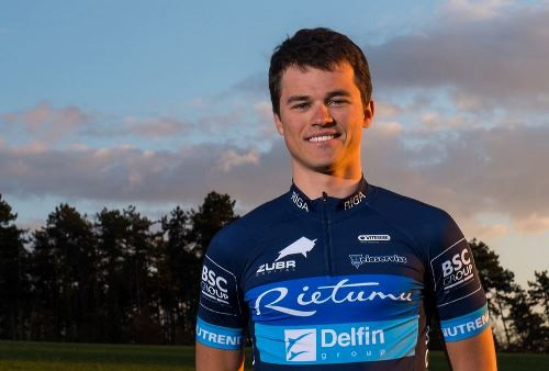 "Rietumu – Delfin" riteņbraucējs Liepiņš finišē 32. vietā "Paris – Troyes" velobraucienā