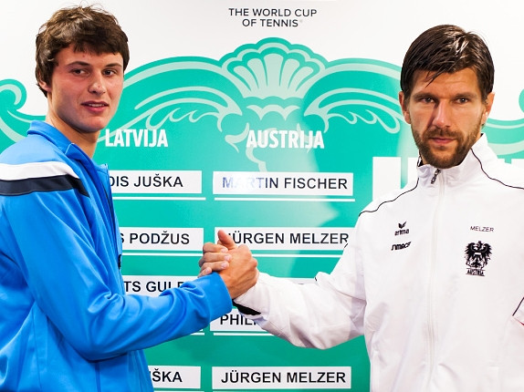 Latvijas un Austrijas tenisisti uzsāks Deivisa kausa cīņu Valmierā
