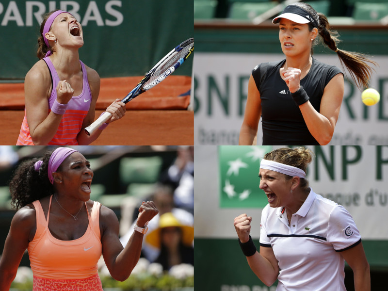 "French Open" turnīrā sieviešu pusfinālu diena