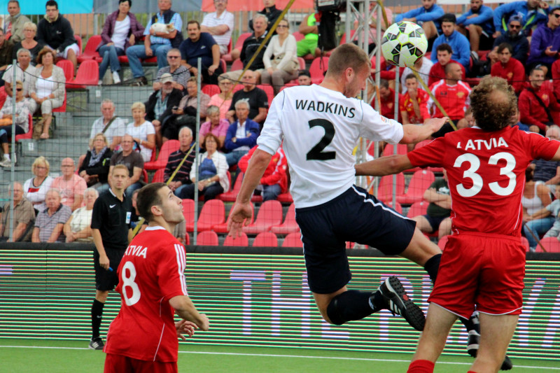 Latvijas minifutbola izlasei neizšķirts pret Angliju