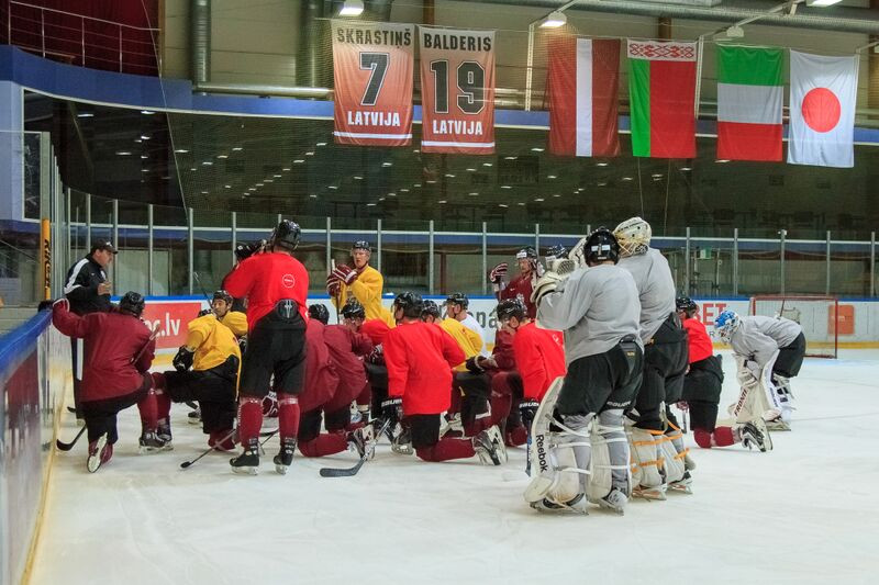 Nosaukts Latvijas hokeja izlases sastāvs spēlei ar Japānu